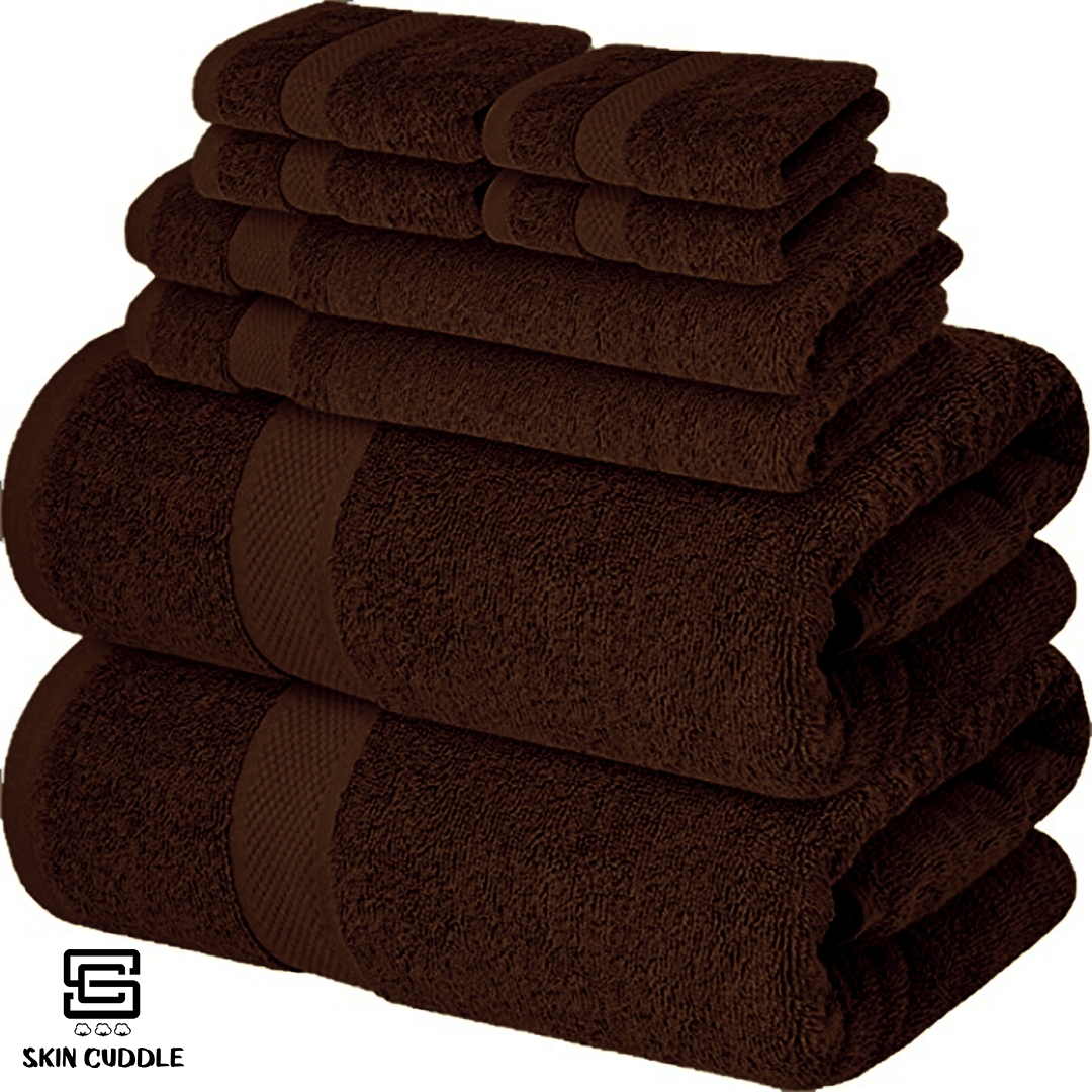 Brown Towel Set - FlyingCart.pk
