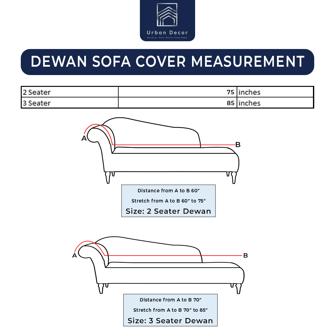 Silver Grey Dewan Sofa Covers