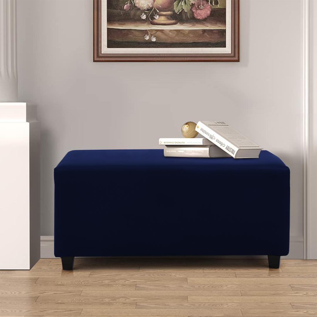 Dark Blue Settee/Ottoman Sofa Covers