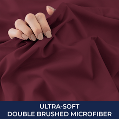 Maroon Fitted Sheet