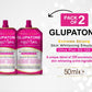 GLUPATONE Extreme Strong Whitening Emulsion Ultra Plus GS-120 For Face & Body 50ml (Pack Of 2) - FlyingCart.pk