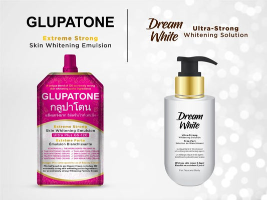 GLUPATONE Extreme Strong Emulsion 50ml with Dream White Solution 100ml - FlyingCart.pk