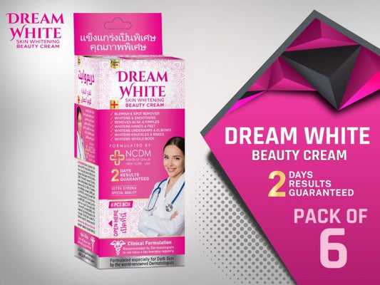 Dream White Skin Whitening Beauty Cream Pack Of 6 - FlyingCart.pk