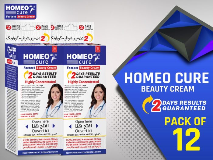 Homeo Cure Beauty Cream Pack of 12 - FlyingCart.pk