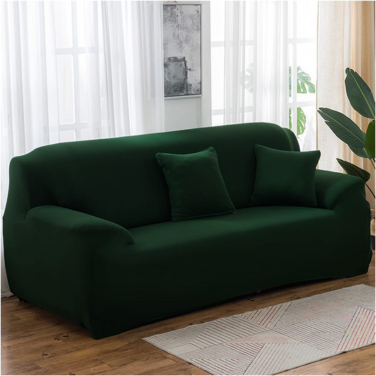 Dark Green Sofa Cover - FlyingCart.pk